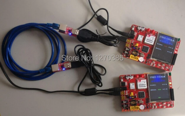 Бесплатная доставка! Плата адаптера интерфейса STM32 USB к CAN bus [с лампой связи]|usb to