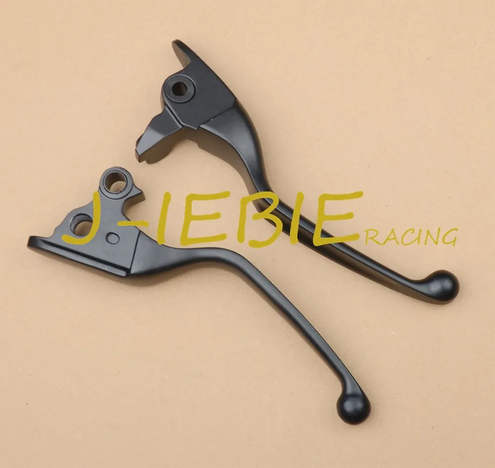 Black Brake Clutch Levers for Harley Road King Electra Glide Touring 08