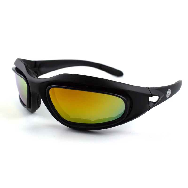 X7 C5 Поляризованные спортивные очки 4 линзы военные армейские прогулочные солнцезащитные очки Тактическая Охота, страйкбол Glggles очки для пешего туризма