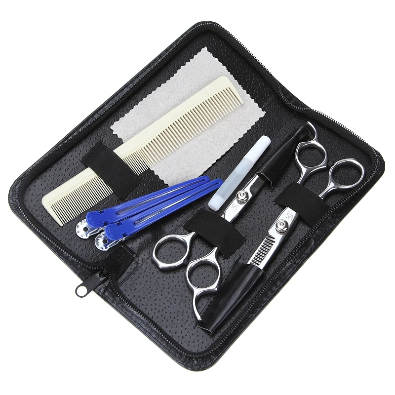 Leather Salon Hair Scissor Bag Hair Comb Pouch Holder Case Hairdressing