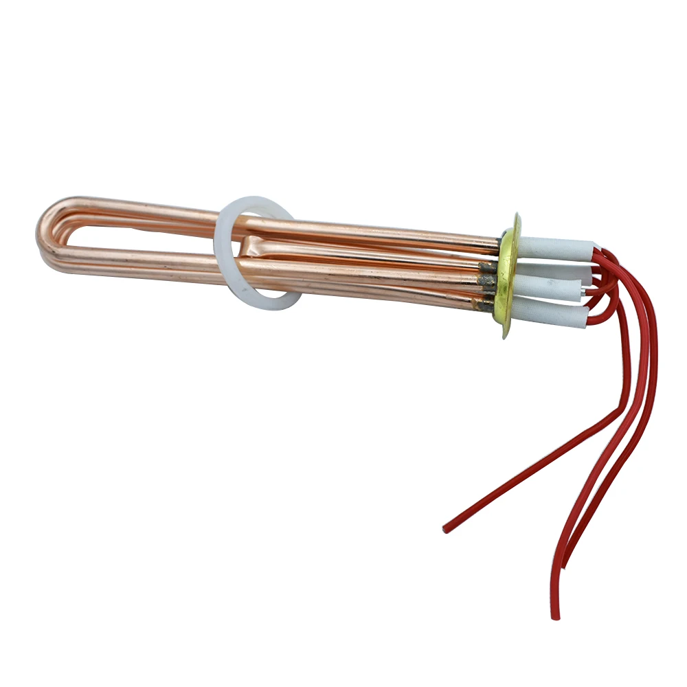 

Water Heating Element With Line 63mm Ring Flange Diameter 380V 6KW/9KW/12KW Red Copper Electric Water Heater