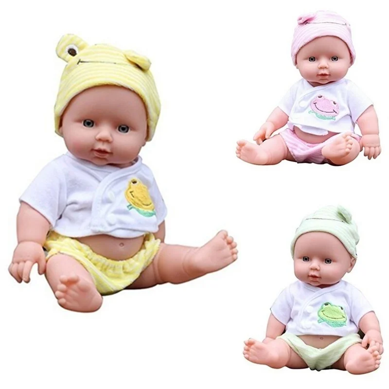 

30 Cm Bebe Reborn Silicone Reborn Baby Dolls Lifelike Soft Cloth Body Newborn Babies Silicone Toys Kids Birthday Best Gifts