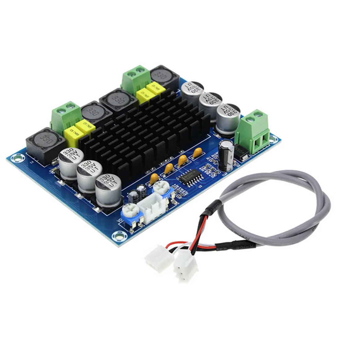 

centechia DC 12V 24V 120W*2 TPA3116 D2 Dual Channel Digital Power Audio Amplifier Board
