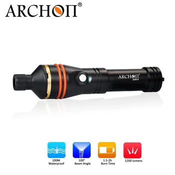 

ARCHON D11V II Diving flashlight CREE XM-L2 U2 LED max 1200 lumen handheld light 100 meter underwater waterproof dive torch