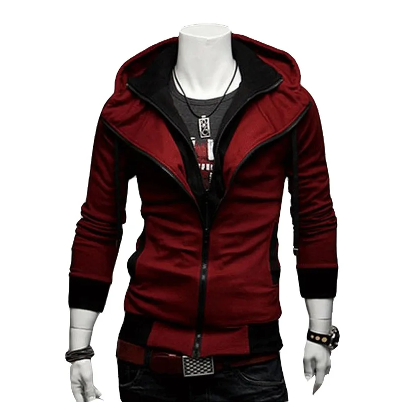 2016 Autumn Cardigan Men Hoodies Jacket Brand Clothing Fashion Hoodies Man Casual Slim Hoody Sweatshirt Sportswear Zipper Hoodie