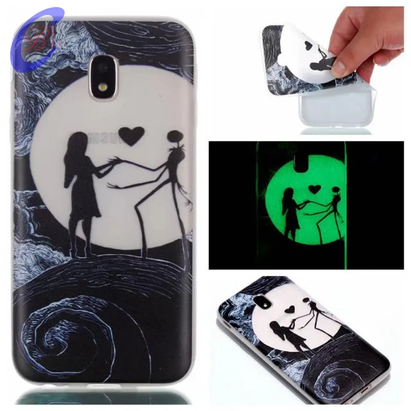 CBL Fashion Luminous TPU Gel Soft Phone Case For Samsung J3 J5 J7 2017 Prime J2 2016 Noctilucent Silicone Back Cover |