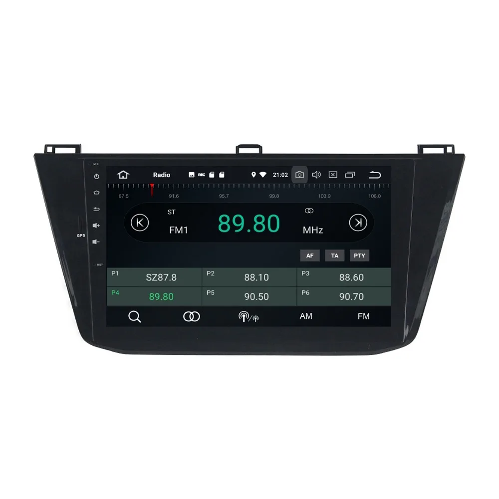 Top 4GB+32GB Octa Core 10.1" Android 8.0 Car Radio DVD Player for VW Volkswagen Tiguan 2016 GPS Bluetooth WIFI USB DVR Mirror-link 2