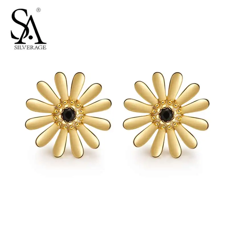 Aliexpress Buy SA SILVERAGE Real 925 Sterling Silver Stud 