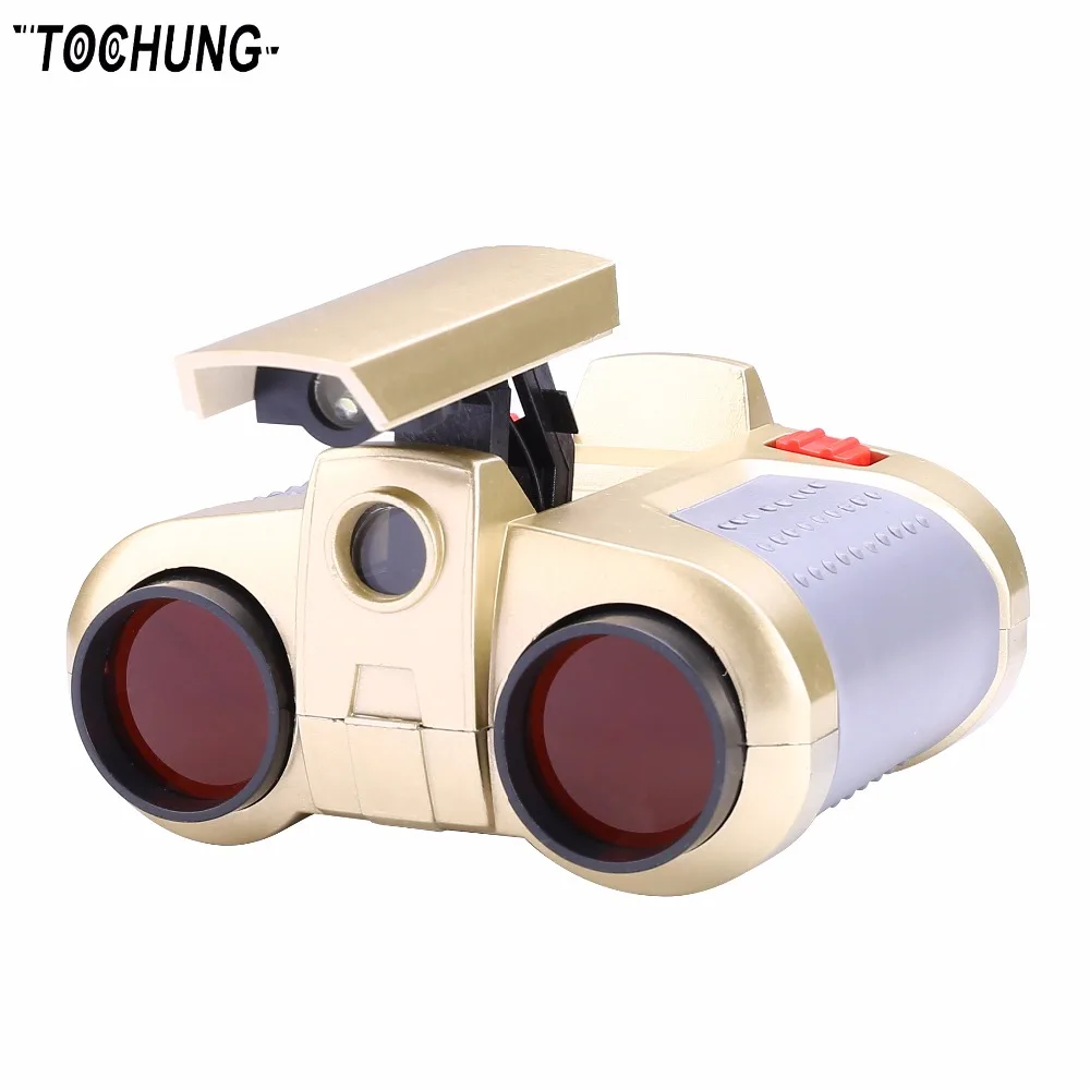 Tochung 4x30 مجهر تلسكوب المنبثقة ضوء للرؤية الليلية نطاق مناظير الجدة الأطفال طفل رضيع اللعب الهدايا