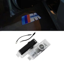 2X Universal Car Led Door Lights FOR lada Logo Led Car Logo Door Light For