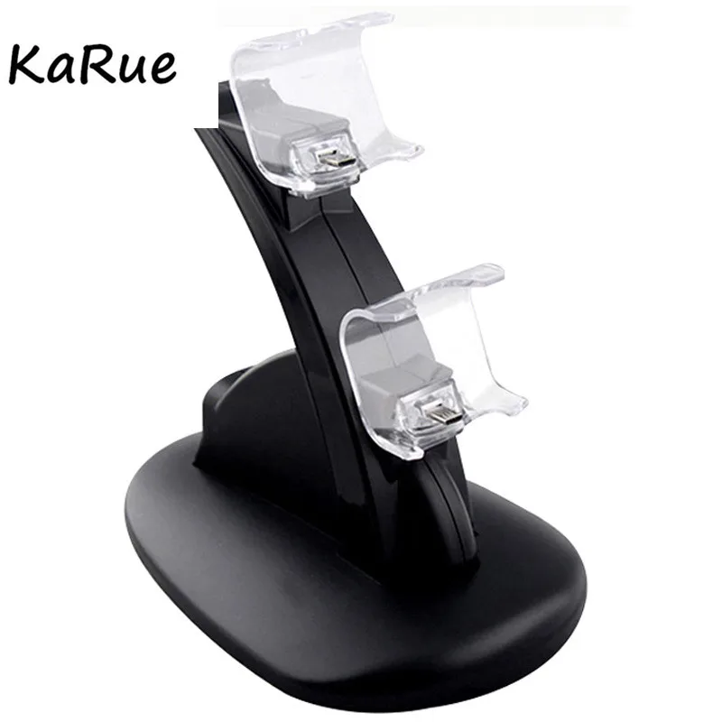 Karue dual usb ручка Быстрая зарядка для док-станции Подставка Зарядное устройство для PS4