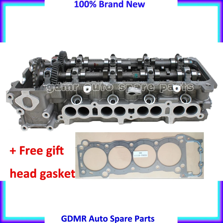 EFI полный 3RZ FE головка цилиндра 8 отверстий для toyota 4runner coaster Dyna 200 Tocoma Hiace Hilux Land cruiser