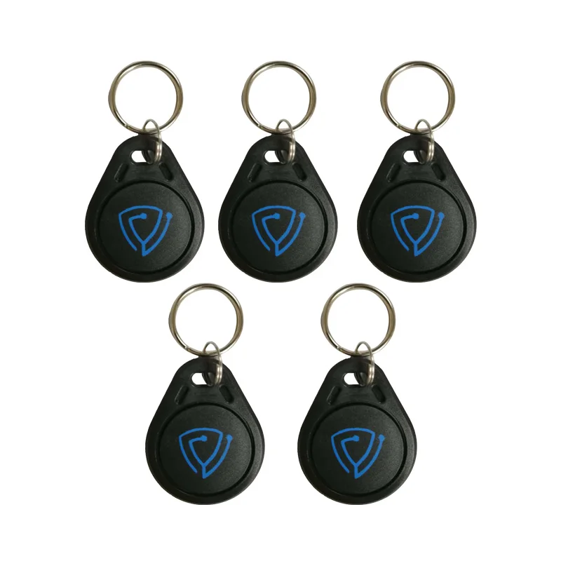13 56 mh z IC чип tag FM1108 RFID Бесконтактный брелок черный смарт карты бирки 10 шт. в