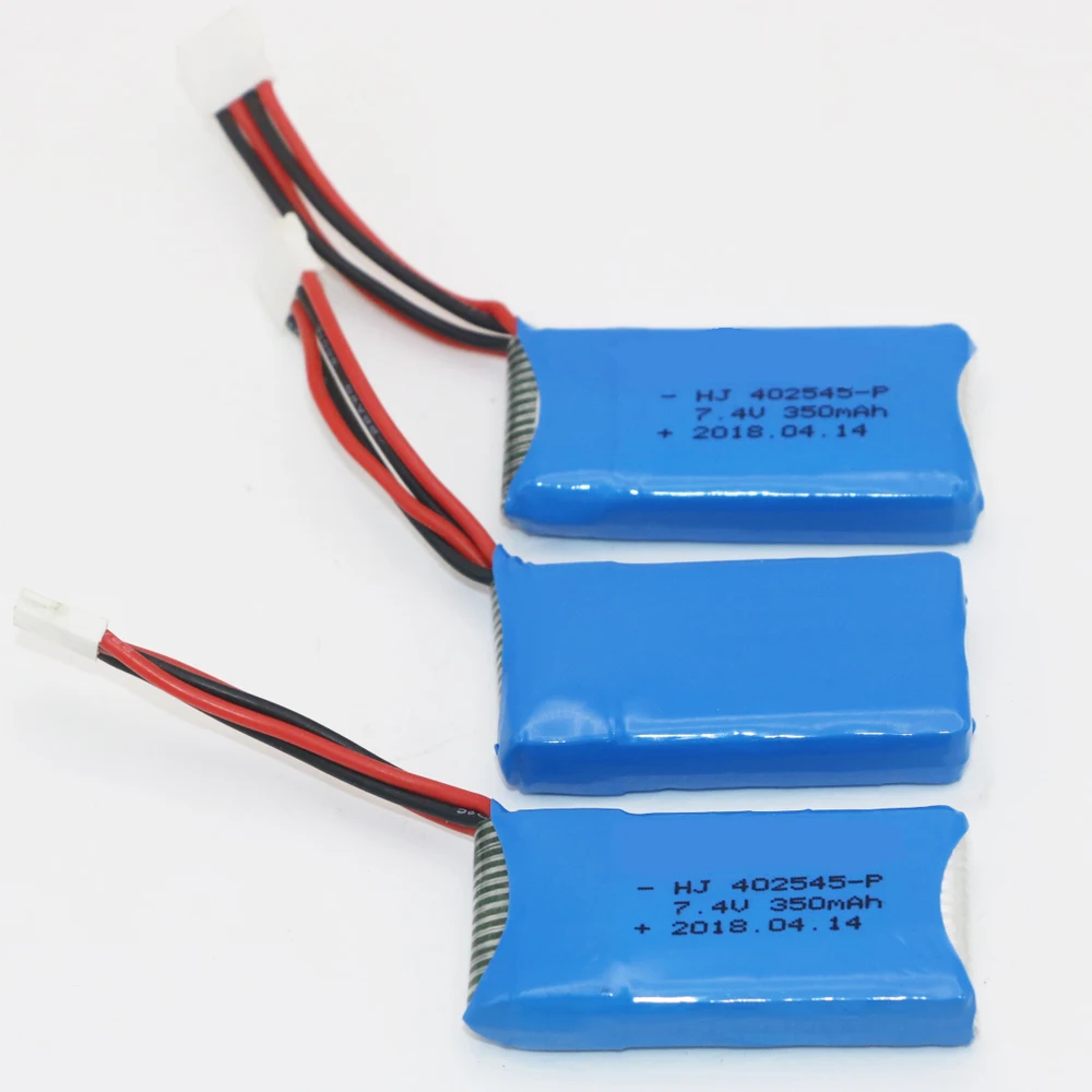 3 шт./лот 2S 7 4 В 350 мАч Lipo батарея (3 * 2) для UDI U919 U945A мини вертолет Квадрокоптер