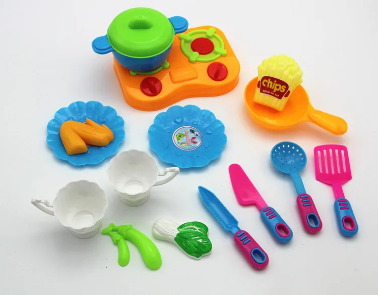 Игровой домик набор кухонных игрушек для моделирования еда посуда для afternoon tea игрушка для игры в повара набор