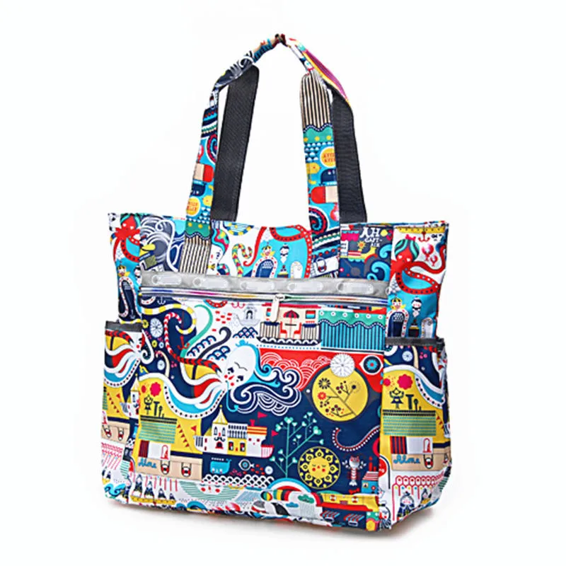 Женская модная сумка Bolsos Mujer, Большая вместительная сумка-мессенджер, милая дамская сумка-тоут, женская летняя пляжная дорожная сумка - Цвет: Undersea world