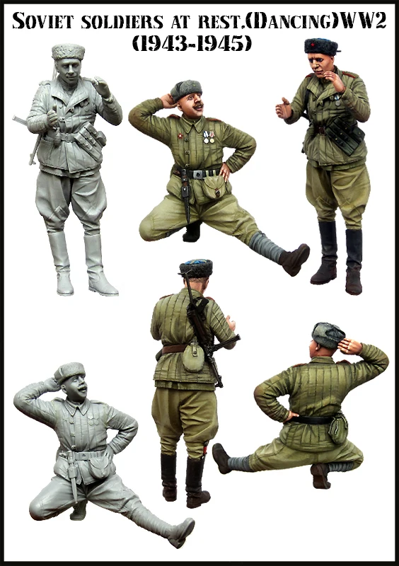 Risjc 1/35 Resin Soldier Model World War II Soldier 2 People White Model Figure kit //13272 Risjc 1/35 Resin Soldier Model World War II Soldier 2 People White Model Figure kit //13272