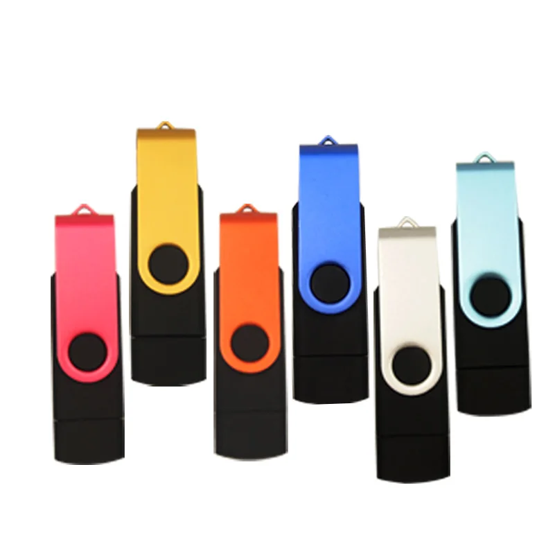 Более 10 шт Бесплатная Настройка памяти флэш-диск USB флешки OTG 2 0 красочные Clef 64 ГБ 32