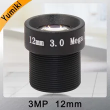 Yumiki 3,0 Megpixel M12 MTV 12 мм 3MP HD CCTV Камера объектива IR HD объектив камеры наблюдения фиксированная ирисовая диафрагма
