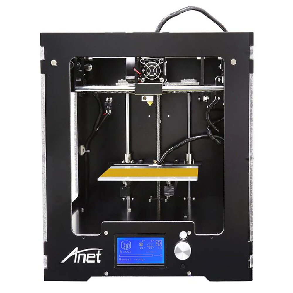 

Anet A3 3D Printer 150 x 150 x 150mm High Precision Full Aluminum Plastic Frame Assembled LCD Display Support 16GB TF Card Gift