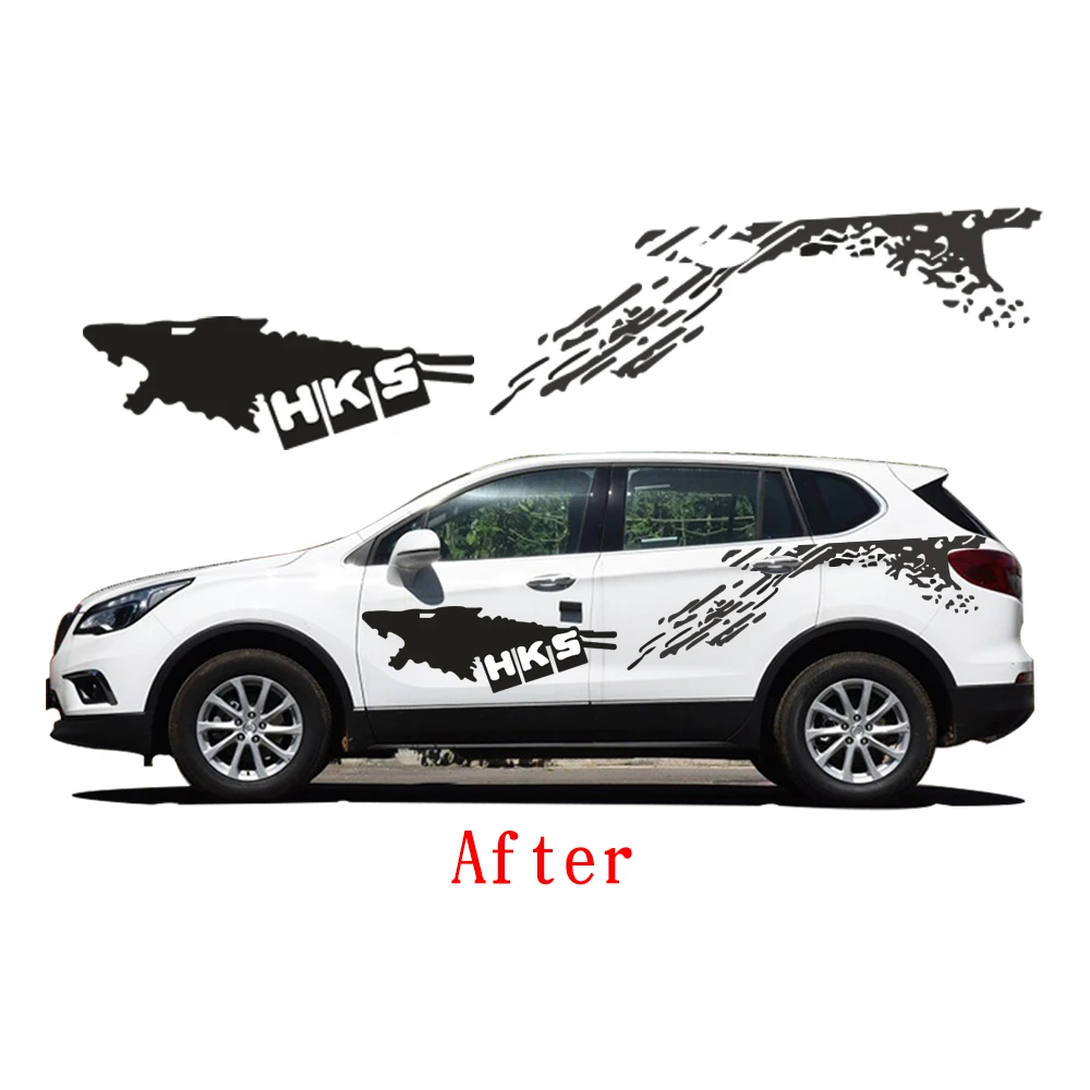 2 шт. водонепроницаемые Стикеры для автомобиля Hyundai Santa Fe|car styling stickers|car accessoriesstyling