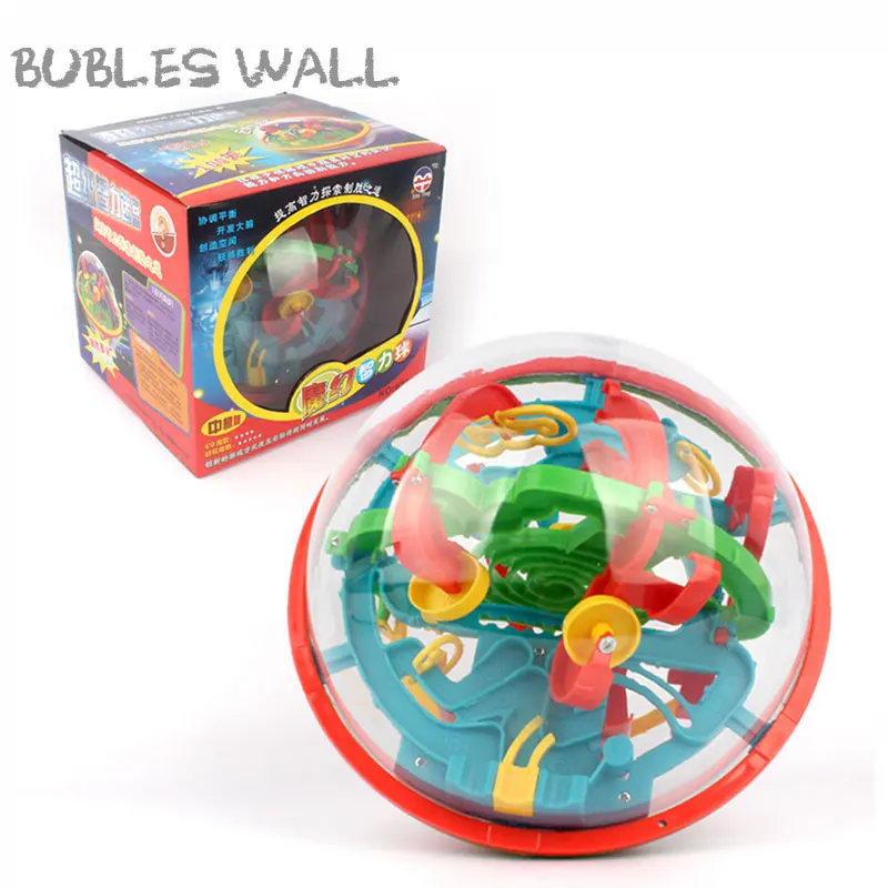 

100 Steps Large Size 3D Magic Intellect Maze Ball Track Puzzle Toy Perplexus Epic Game Children Adult Magnetic Balls Toys
