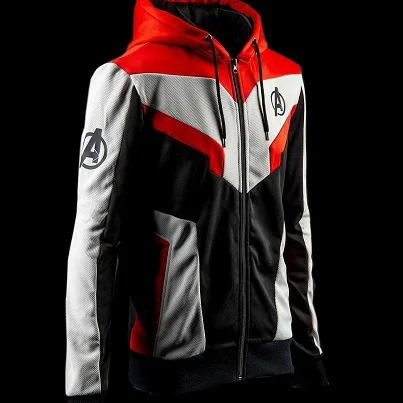 Original version The Avengers Endgame Quantum Realm Jackets Cosplay adult child Sweatshirt Kid Jacket Superhero Zipper Hoodie