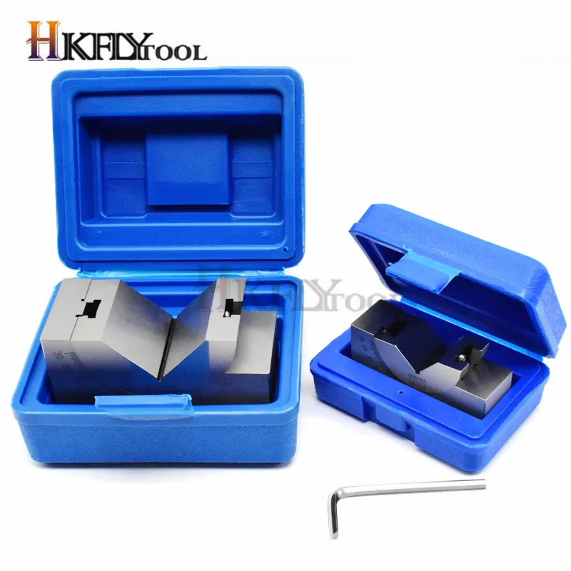 Toolmaker Калибр для точного измерения микро регулируемый угол V блок фрезерования