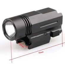 3 модели яркий CREE светодиодный фонарик с фиксатором Touch fit 20 мм рельсовый пистолет для охоты рыбалки
