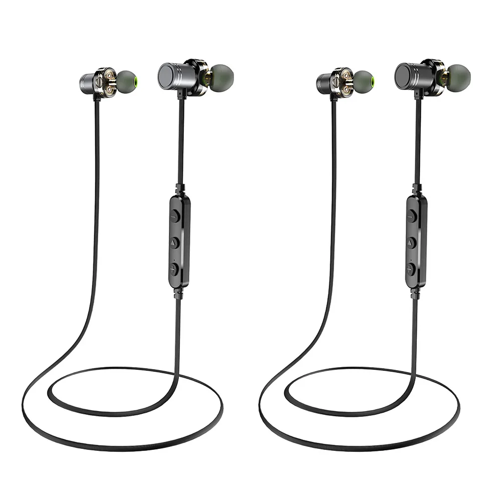 AWEI X670BL Bluetooth гарнитура двойной драйвер беспроводные наушники IPX4 с микрофоном