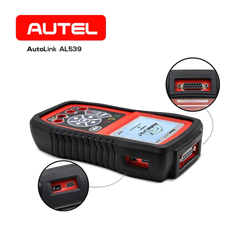 AUTEL AutoLink AL539 Электрический тестовый инструмент AVO Meter автомобильный считыватель