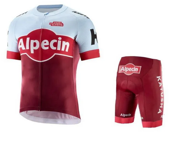 2018 KATUSHA ALPECIN Men's Cycling Jersey Short Sleeve Bicycle
