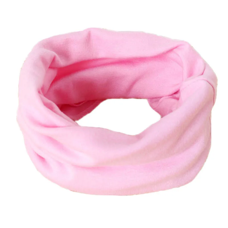 Spring Baby Infant Cotton Scarf Collar Autumn Girls Boys Bibs Scarf Soft Kids O Ring Collar Children Scarves Magic Neckerchief