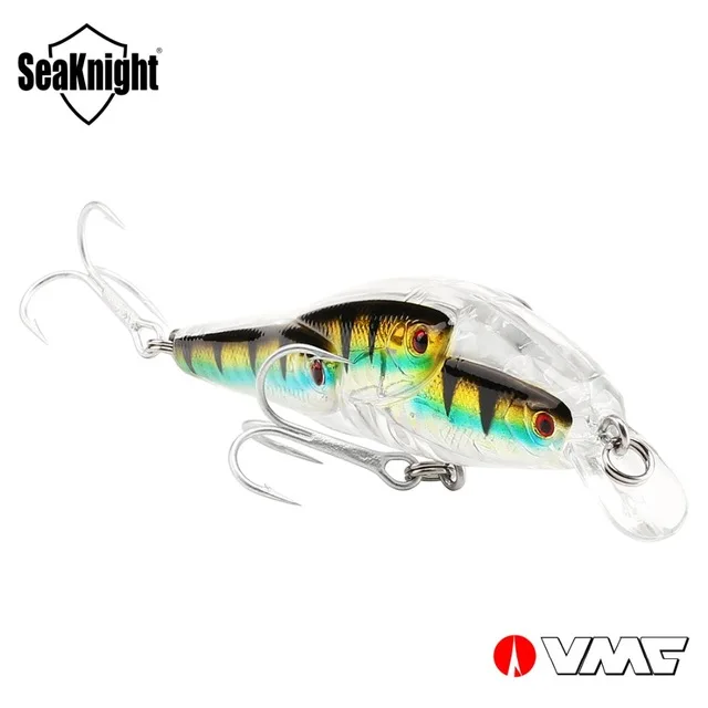 Новый Минноу SK037 Рыбалка Лур 1 шт. 10,2 г 78 мм 0-1,0 м плавающей Жесткий Bait 3D рыбы глаза VMC Крючки соленой воды/Пресноводная Рыбалка