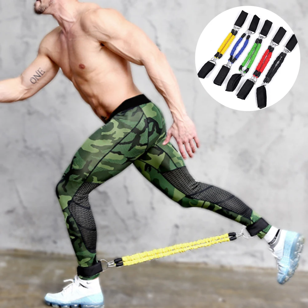 Тренировка тяги упражнения Эспандеры Crossfit латексные трубки педаль Excerciser