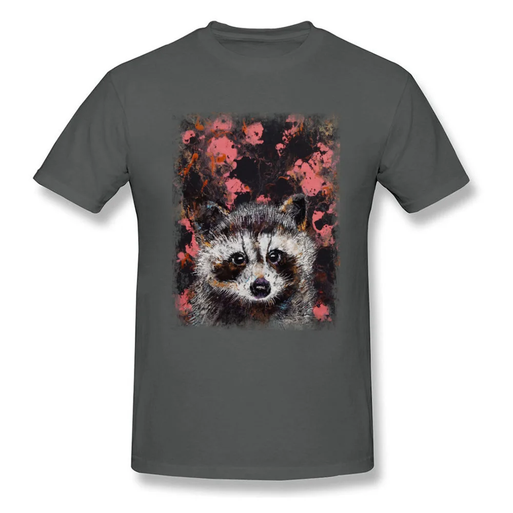 BABY RACCOON T Shirt Short Sleeve Printing Family Man Summer Autumn Tops Tees Printing Tops T Shirt Crewneck Pure Cotton BABY RACCOON carbon