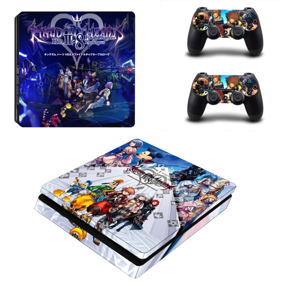 Виниловые наклейки для игровой приставки 4 и 2 контроллеров PS4 Slim Skin|Наклейки| |