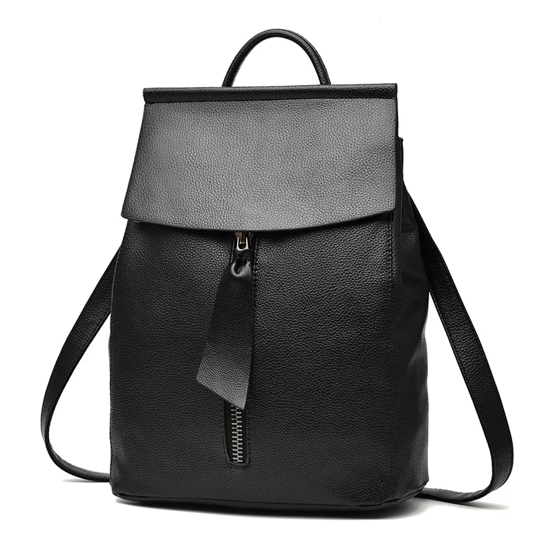 

New Fashion Women Backpacks Fashion High Quality Pu Leather Female Ladies Bag Preppy Style Girl Student Luxury School Backpack