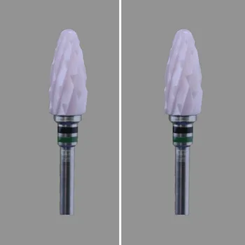 

2pcs Bullet Shape - Pink Zirconia Ceramic Dental Lab Burs - Double Coarse-Cross Cut XXC (2201.060)