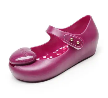 

Melissa New Peach Heart Baby Girl Sandals Children Sandals Jelly Shoes Beach Shoes Kids Sandals Toddler Sandals 15-18.5cm