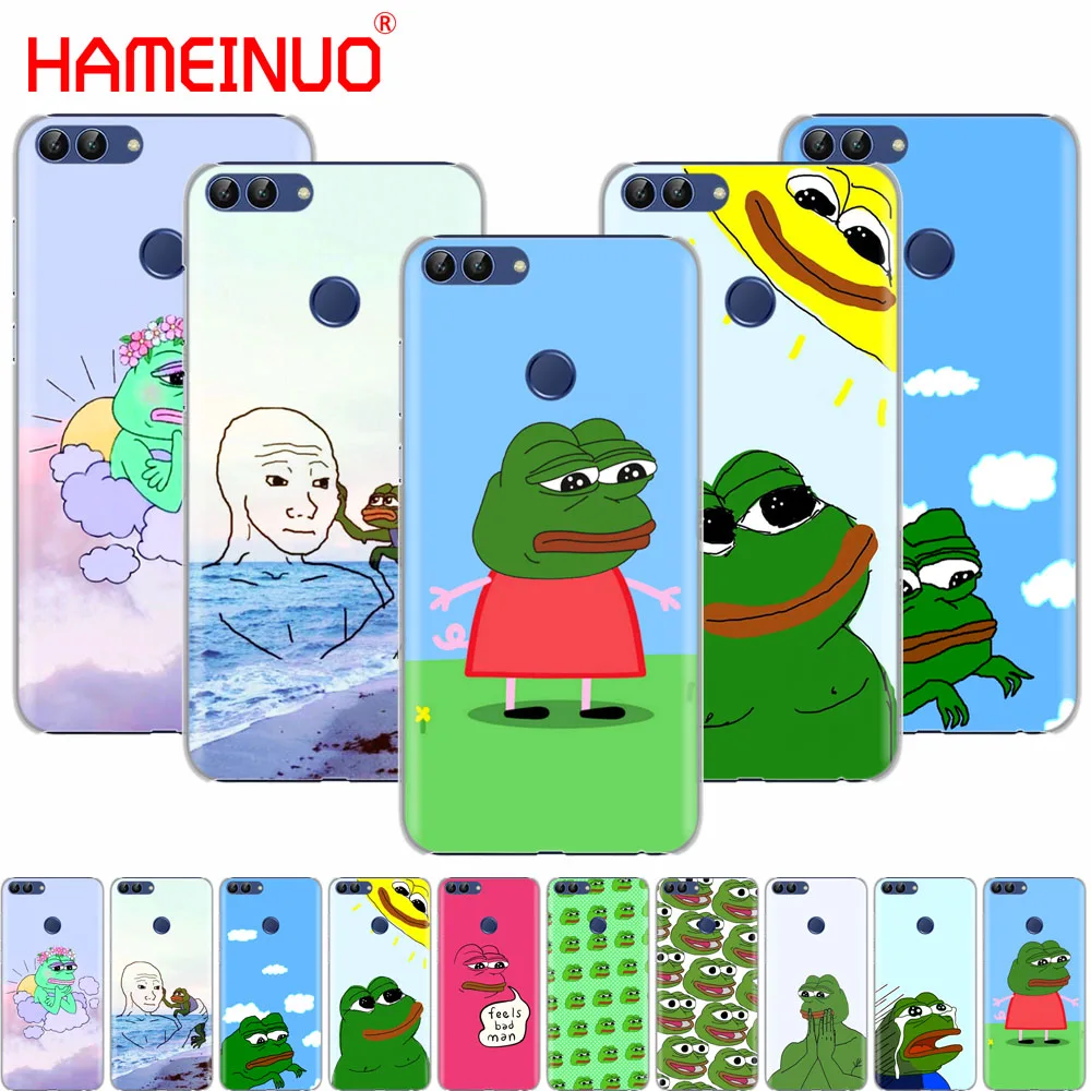 Милый лягушка Meme животное Забавный мобильный телефон чехол для huawei Honor 7C Y5 Y625 Y635 Y6
