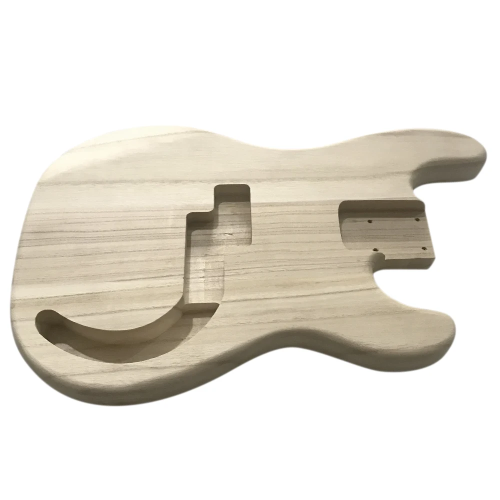 Polished Wood Type Electric Guitar Barrel DIY Mahogany Wooden Body Guitar Parts& Accessories DIY For PB Style Bass Guitar