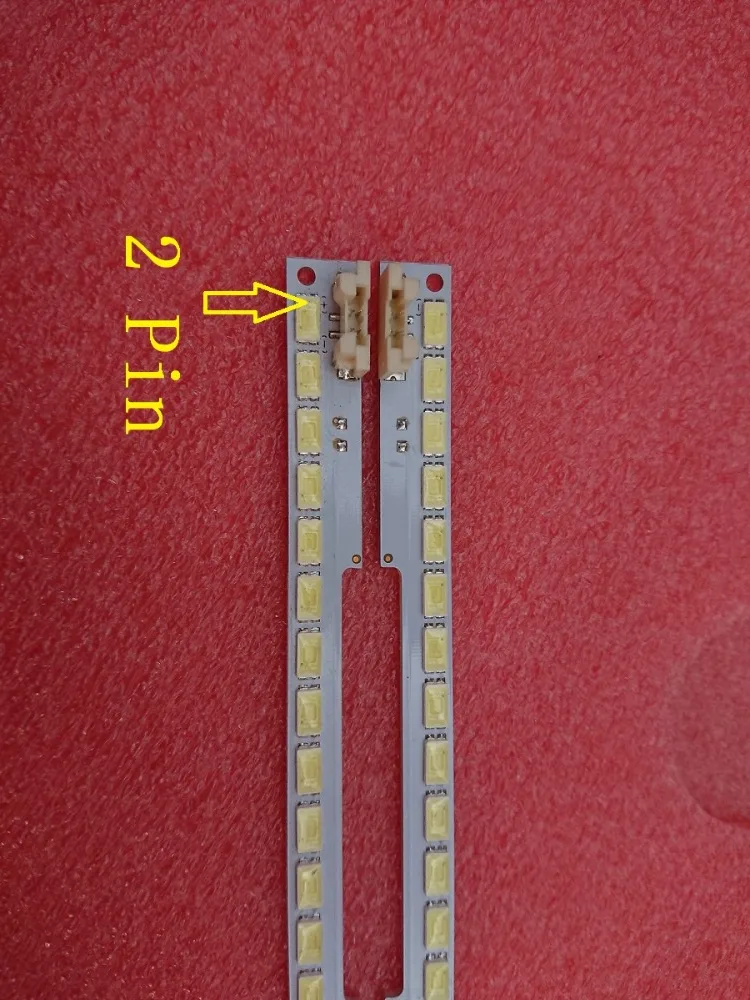 

2 PCS(1*left+1*right) UA55D6600WJ LTJ550HW01 LTJ550HW03-H LTJ550HW04-H LED backlight bar BN64-01664A 2011SVS55 100 LEDs 680mm