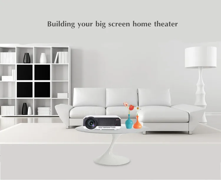 Native Full HD 1080P 5500Lumens Led Digital Smart 3D Projector,Perfect For Home Theater Projector
