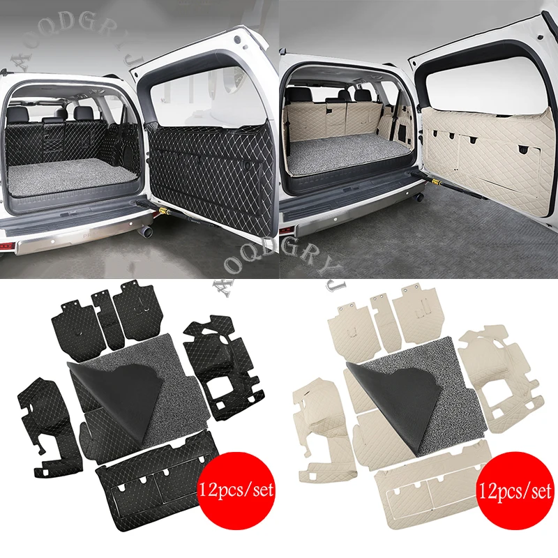 Оригинальный коврик для сиденья напольный багажника Toyota Prado FJ150 7 и 5 мест 2010 2019 1