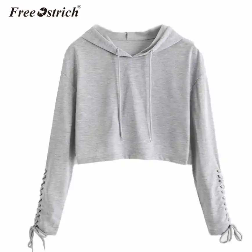Bezpłatne struś bluza bluzy z długim rękawem Sudadera Mujer Bezpłatne struś bluza bluzy z długim rękawem Sudadera Mujer