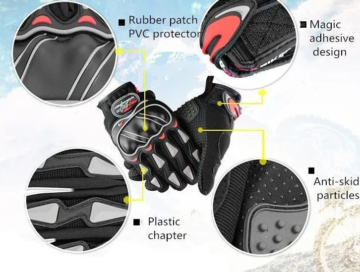 Мотоциклетные внедорожные перчатки для гонок, мотокросса, мотоцикла DH для горного велосипеда, защитные перчатки для горного велосипеда