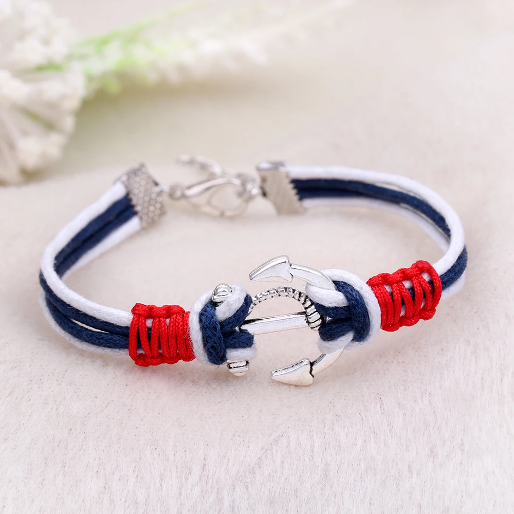 Wholesale Inexpensive New Fashion Jewelry Charm Anchor Bracelet Femme