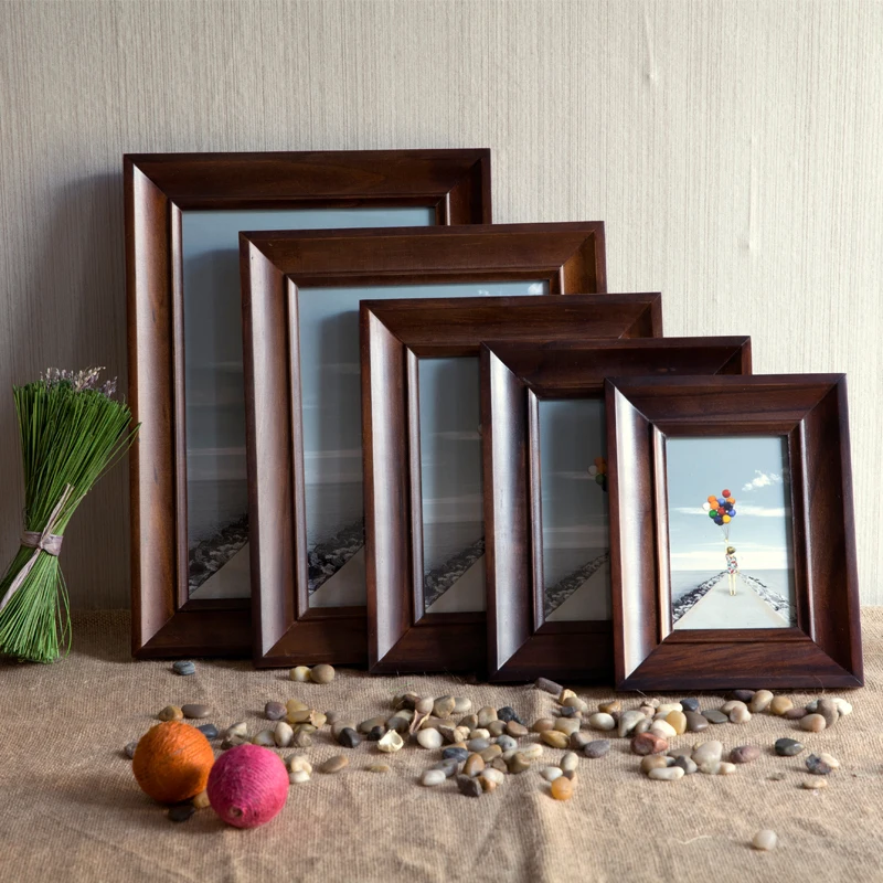 

Wood photo frame mounted wood frame photo frame wall certificate frame