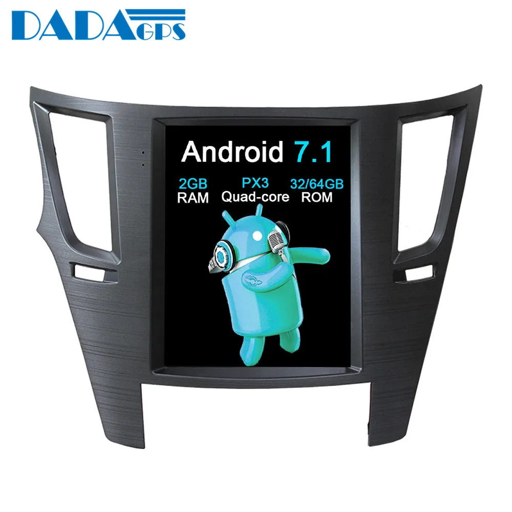 

10.4"Tesla style Android 7.1 Car multimedia Radio player For Subaru Legacy Outback 2009-2014 GPS Map Navigation no dvd WIFI